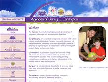 Tablet Screenshot of agenciesofjcc.com